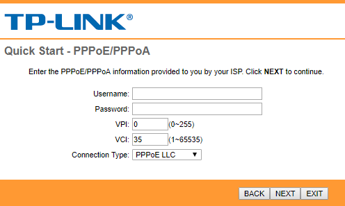 راهنمای گام به گام تنظیمات مودم TP-Link در ایران؛ گام نهم VIP و VCI اینترنت مخابرات در تنظیمات مودم TP-Link