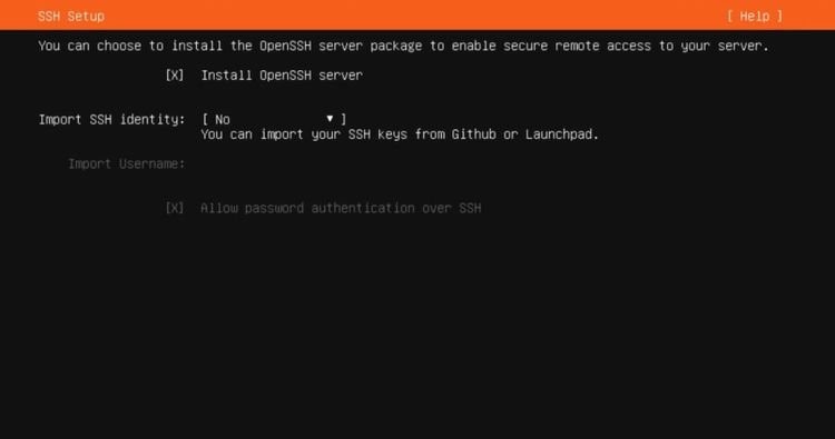راه اندازی SSH