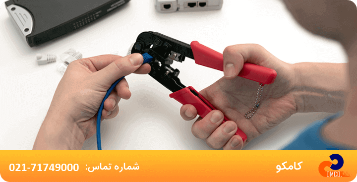 ابزار های مورد نیاز در سوکت زدن کابل شبکه