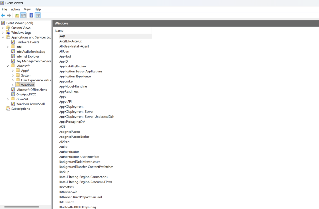 نشانه‌های Loop در Event Viewer