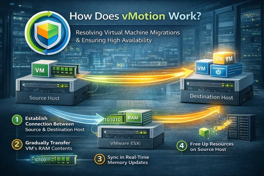 vMotion چگونه کار می‌کند؟