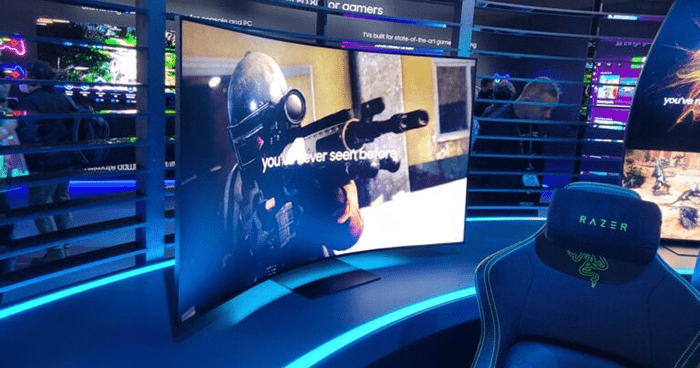 معرفی Samsung Odyssey Ark در نمایشگاه CES 2022