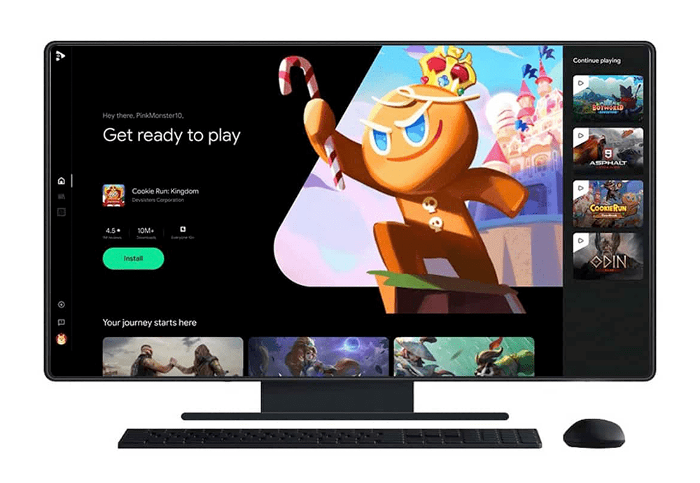 Google Play Games Beta برای کامپیوتر