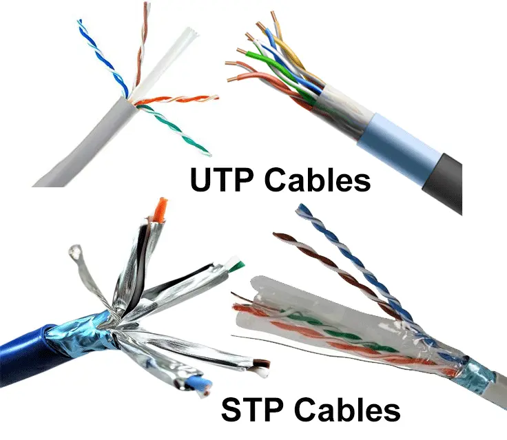 انواع و تفاوت کابل شبکه UTP و SFTP
