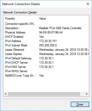 پیدا کردن IP در کامپیوتر ویندو 10 و 11