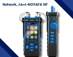 تصویر تستر کابل شبکه NOYAFA NF-8508؛ ابزار کاربردی برای تست کابل‌های LAN، بررسی قطع و وصل، تشخیص خطاهای سیم‌کشی و اندازه‌گیری طول کابل در پروژه‌های شبکه.