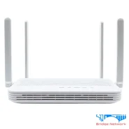 مودم Huawei EG8247W5 - نمای جلو با چهار آنتن و پورت‌های گیگابیتی