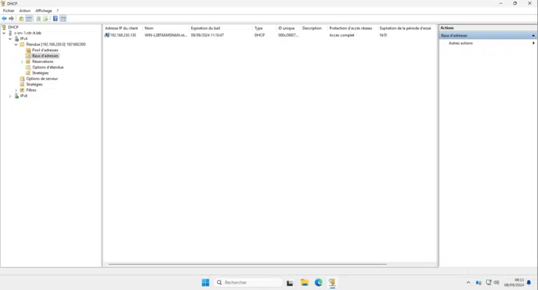 &nbsp;ایجاد Scope روی سرور DHCP
