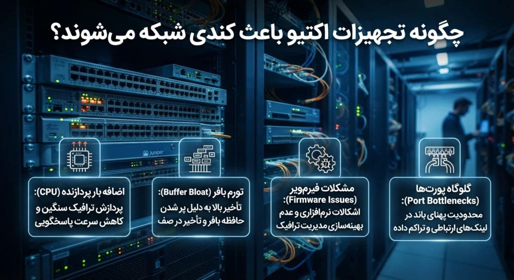 چگونه تجهیزات اکتیو باعث کاهش سرعت می‌شوند؟
