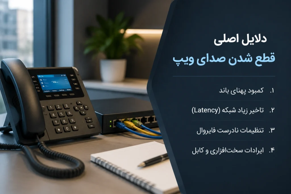 مهم‌ترین دلایل قطع شدن صدا در ویپ