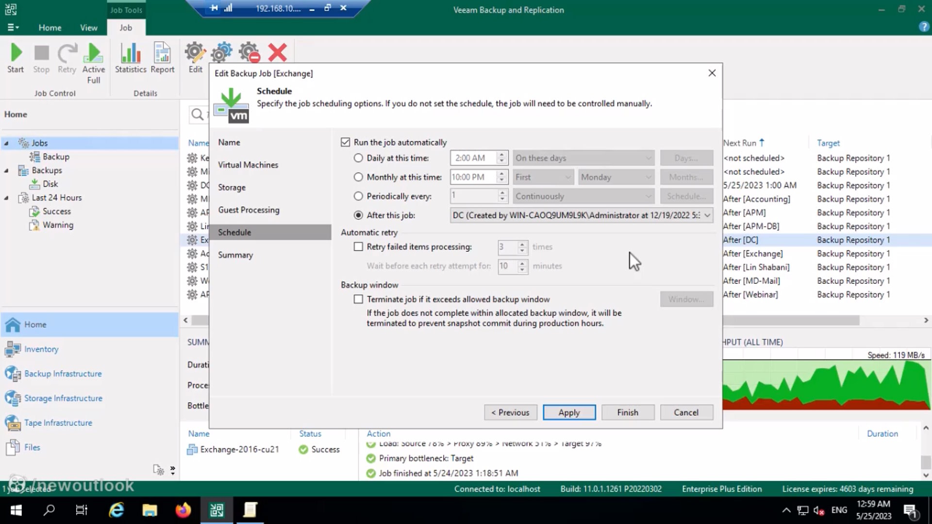 تهیه بکاپ از نرم افزار ها با Veeam Backup