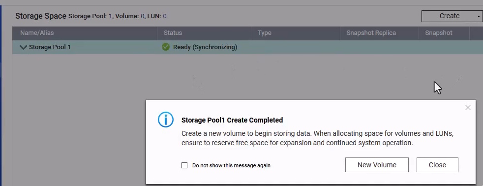 Pool Created