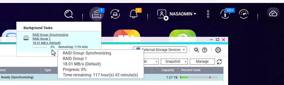 RAID Sync