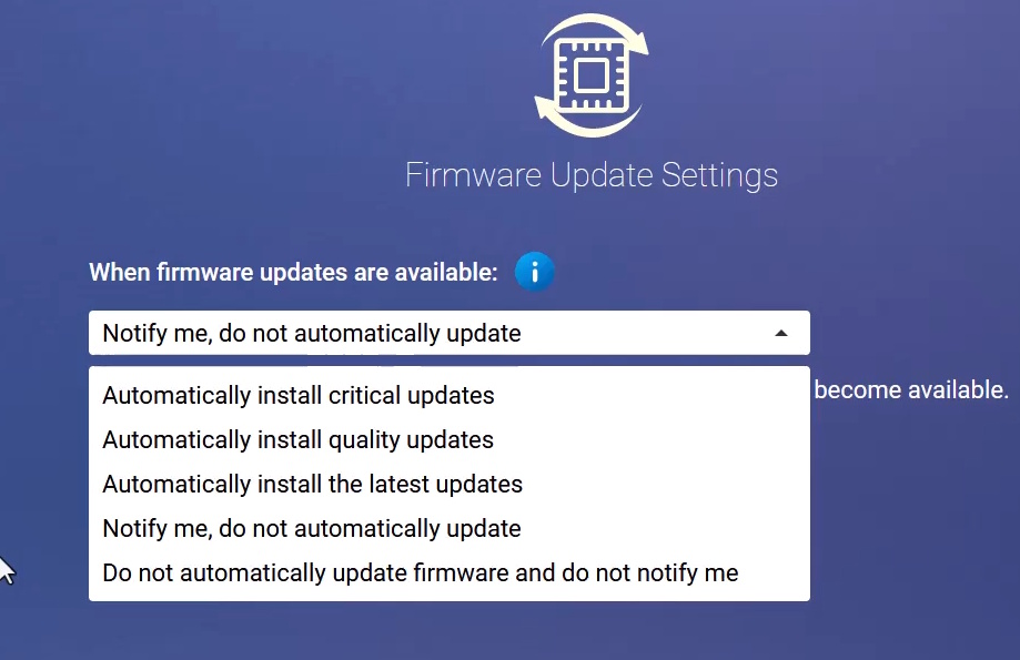 Update Setting