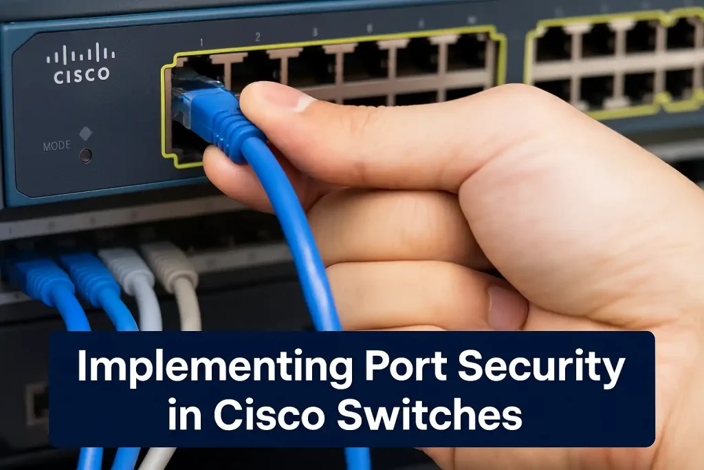 پیاده‌سازی Port Security در سوئیچ‌های Cisco و MikroTik | مقابله با MAC Flood و DHCP Snooping