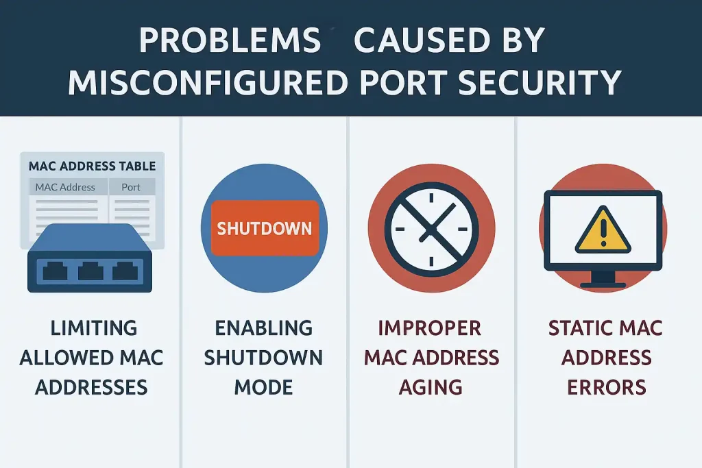 How misconfiguring Port Security can disconnect users