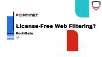 Web Filtering در FortiGate بدون نیاز به لایسنس