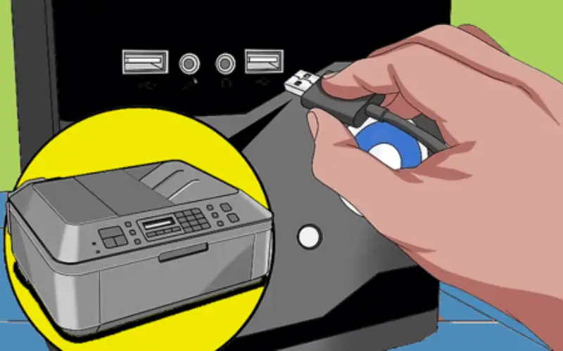 How to connect a printer to a computer and laptop using a network cable
