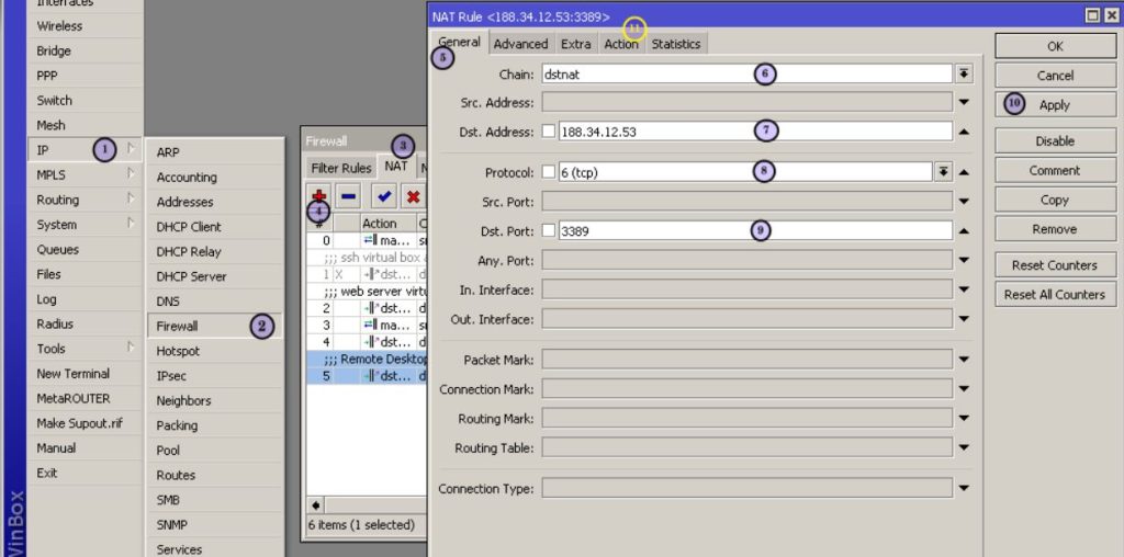 نحوه فعال‌سازی دسترسی Remote Desktop از طریق روتر MikroTik