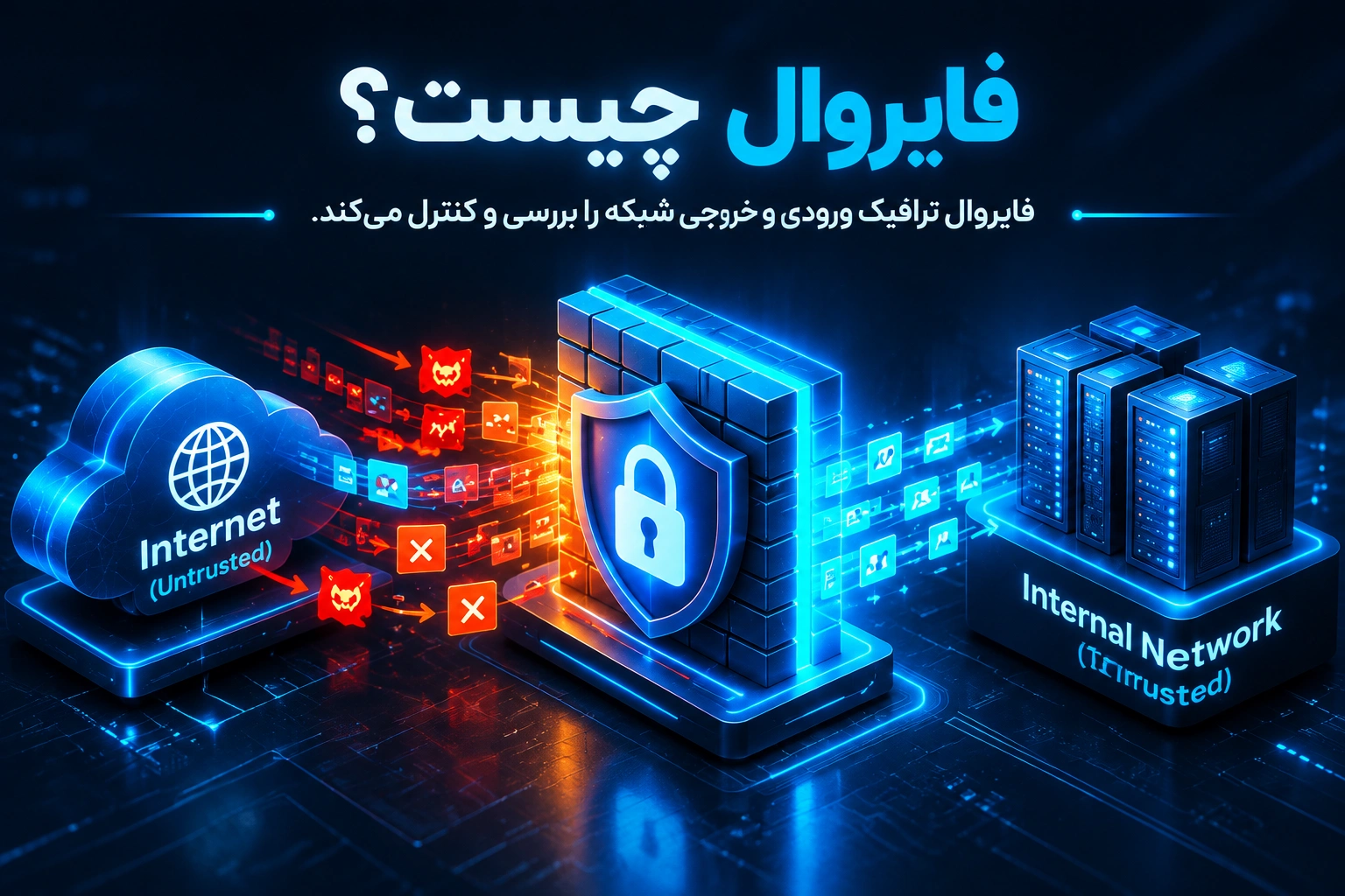 فایروال چیست و چگونه از شبکه محافظت می‌کند؟
