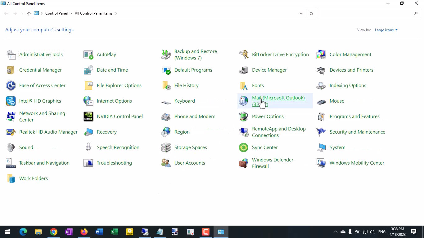 اتصال ایمیل به Microsoft Outlook