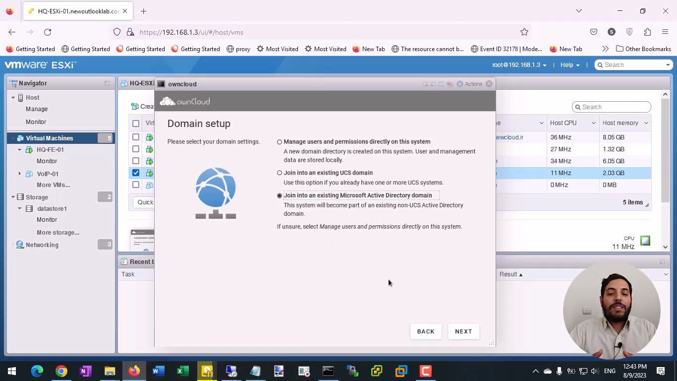 دوره آموزش OwnCloud | اتصال owncloud به اکتیو دایرکتوری
