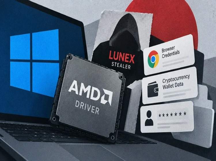 هشدار برای ویندوز: درایور آسیب‌پذیر AMD به سلاح بدافزار Lunex تبدیل شد