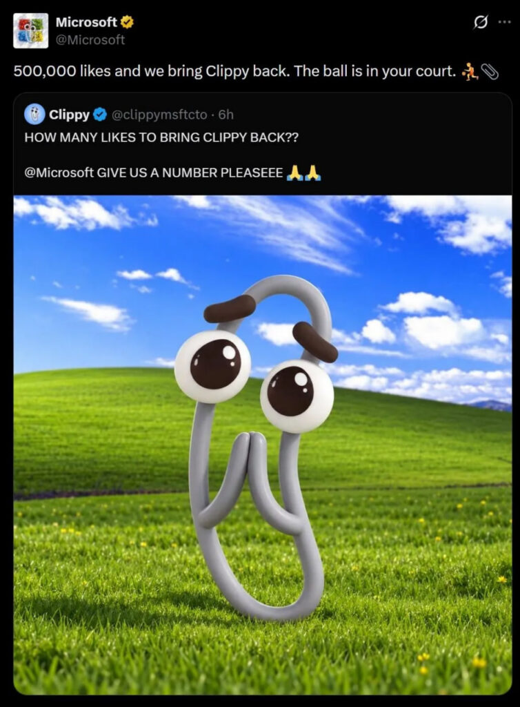 پست حساب مایکروسافت در ایکس