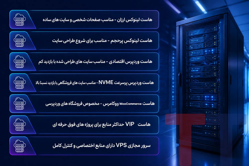هاست ارزان و سرور مجازی ارزان تلاش نت