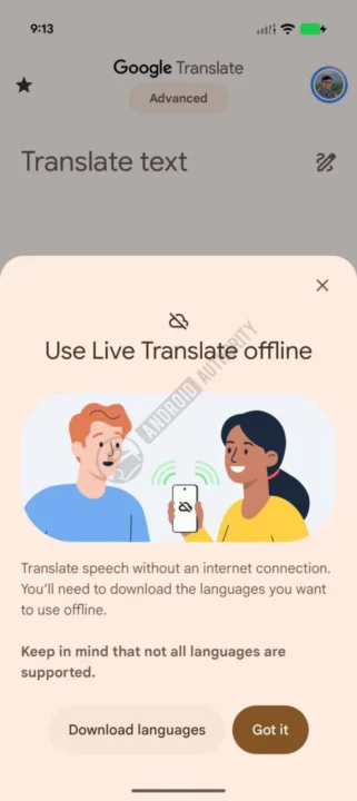 برنامه Google Translate سرانجام پشتیبانی آفلاین از حالت Live را اضافه کرد | دیجینوی