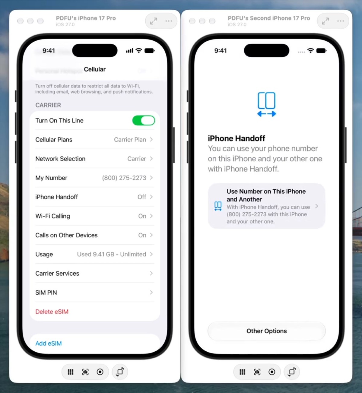 قابلیت جدید iOS 27 امکان استفاده از یک شماره روی دو آیفون را فراهم می‌کند | دیجینوی