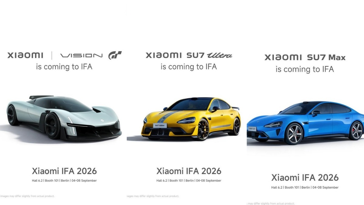 شیائومی با خودروی SU7 Ultra و کانسپت Vision GT به IFA 2026 می‌آید | دیجینوی