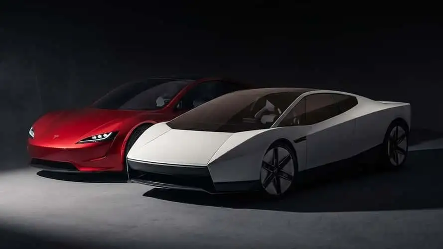 طراحی جدید Tesla Roadster هیچ شباهتی به کانسپت اولیه ندارد | دیجینوی