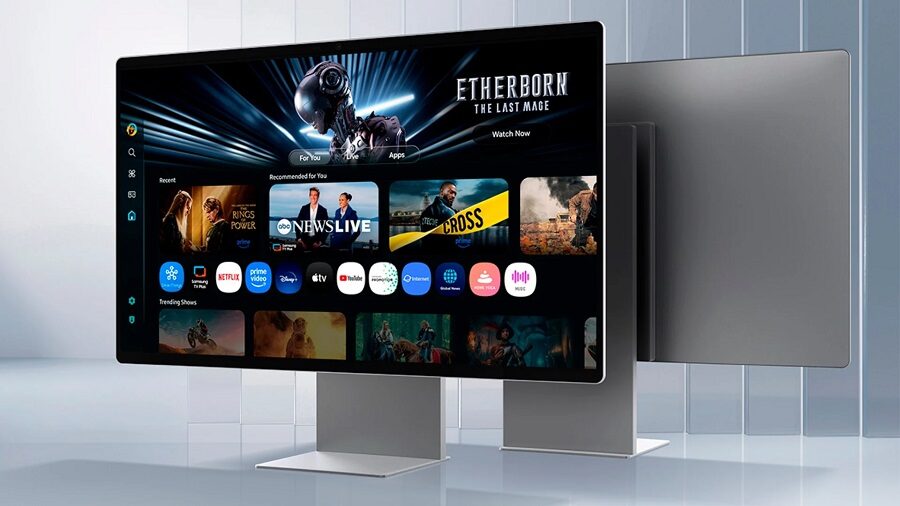 سامسونگ اولین مانیتور هوشمند QD-OLED را معرفی کرد