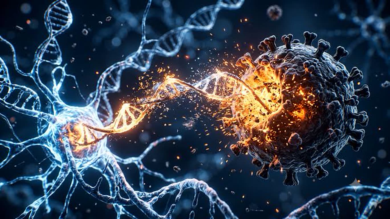 بخشی از DNA یک ژن فعال در مغز انسان داخل یک ویروس پیدا شد | دیجینوی