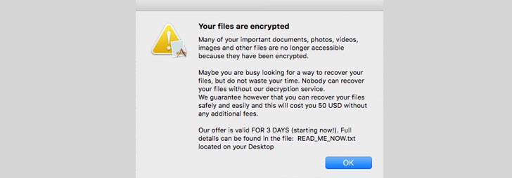 باج افزاری جدید و به خطر انداختن کاربران سیستم عامل macOS