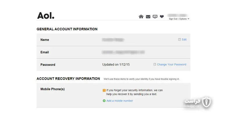 General account information