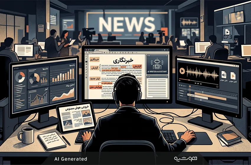 کاربردهای هوش مصنوعی در رسانه و اتاق خبر