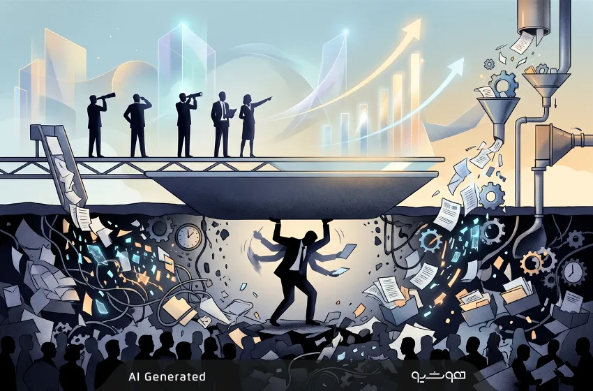 پذیرش هوش مصنوعی، مدیران میانی را تحت‌فشار قرار می‌دهد
