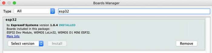 IDE Board Manager