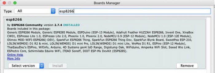 IDE Board Manager