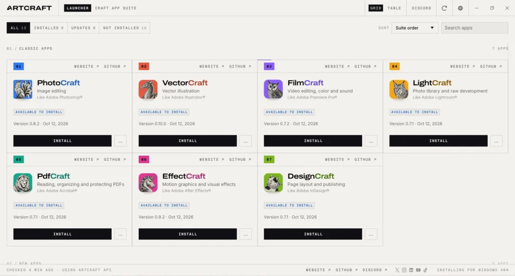 ArtCraft و وایب‌کدینگ علیه Adobe و مایکروسافت؛ بازسازی و انتشار نسخه فوق‌کم‌حجم و متن‌باز ۱۲ نرم‌افزار نام‌آشنا فقط به دست یک نفر با ردپای Claude