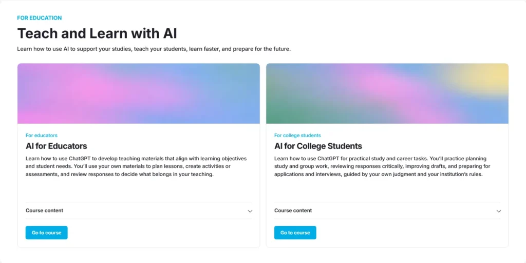 مسیرهای آموزشی جدید آکادمی OpenAI&nbsp;با اعطای مدرک رسمی