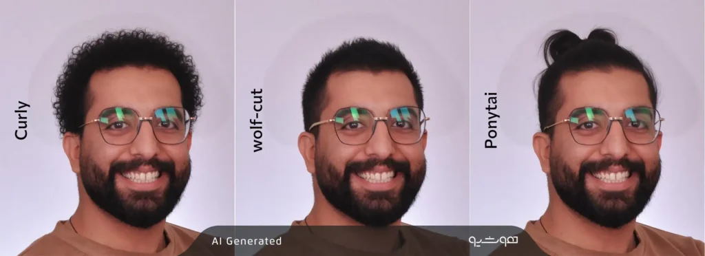 تغییر مدل مو با هوش مصنوعی