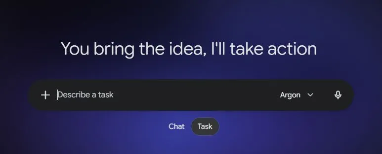 Gemini 4 Argon Task