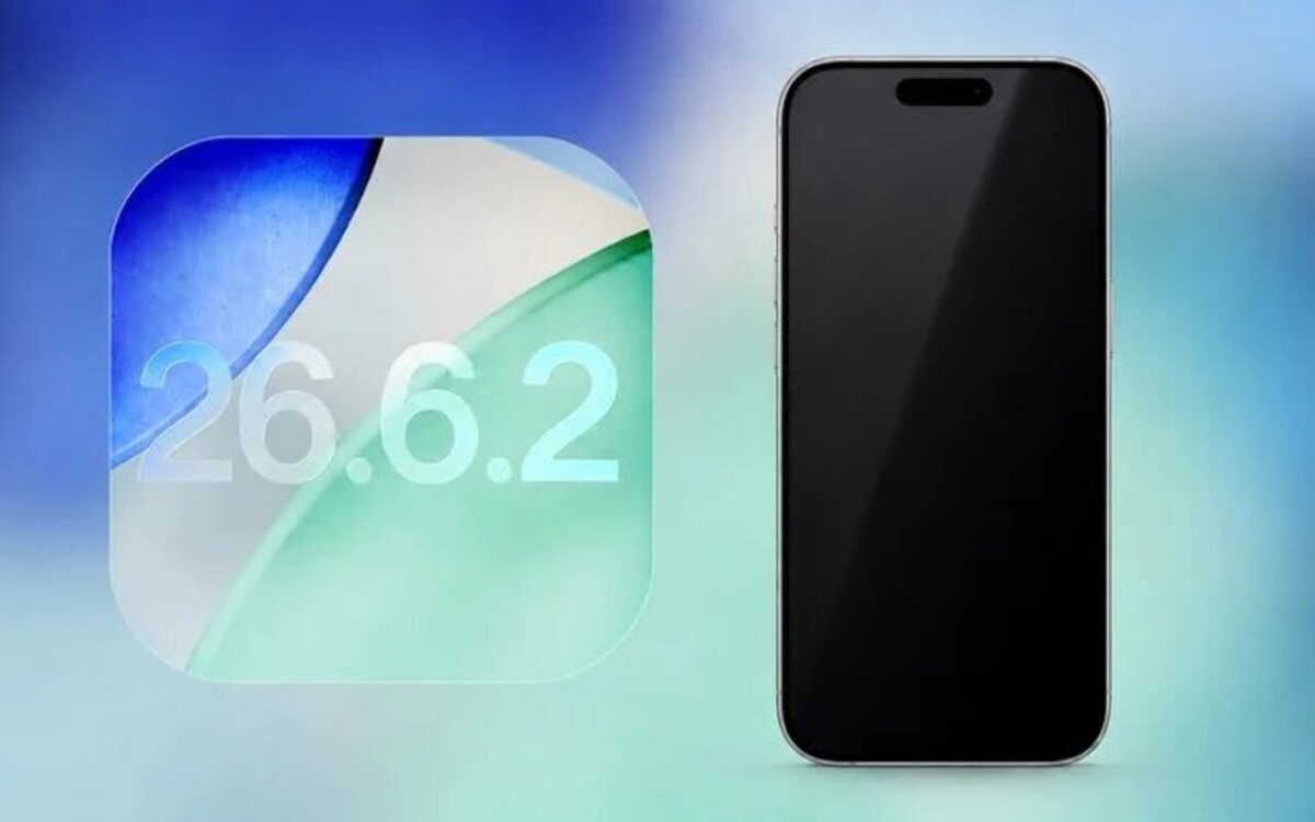 تصویری از گوشی آیفون و آپدیت جدید iOS