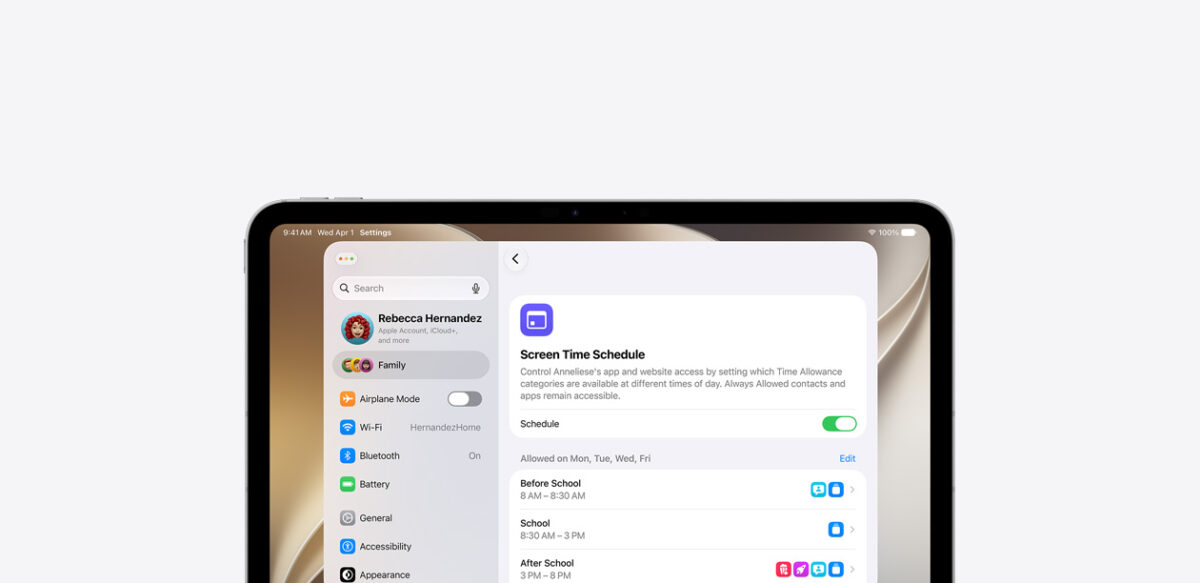 تنظیم زمان استفاده از برنامه‌ها در Screen Time iOS 27