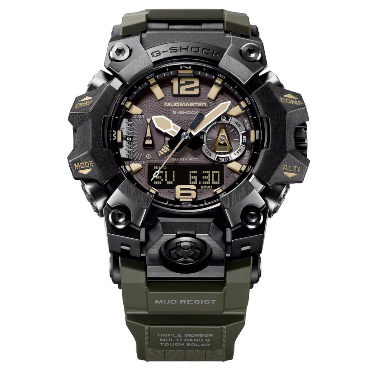 ساعت Casio G-Shock Mudmaster GWG-B1000-1A3 با طراحی نظامی