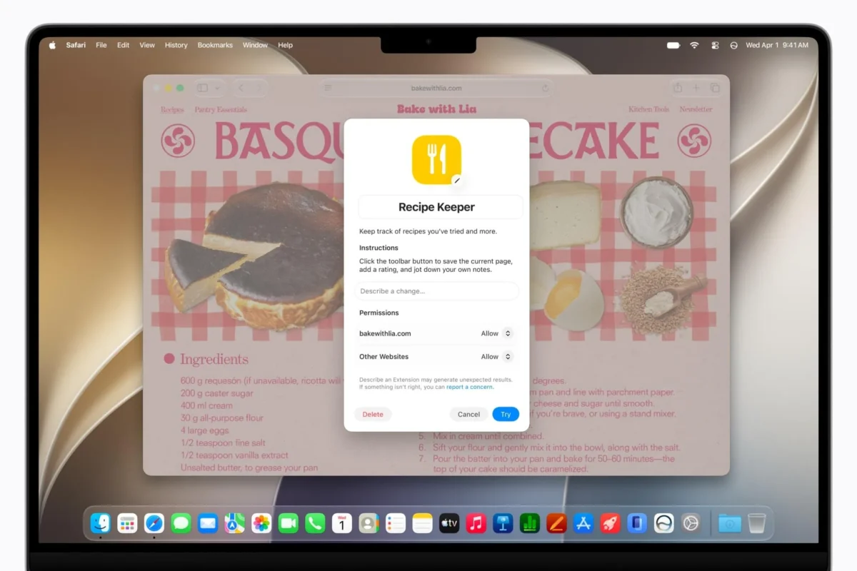 قابلیت‌های Apple Intelligence در مروگر macOS 27 