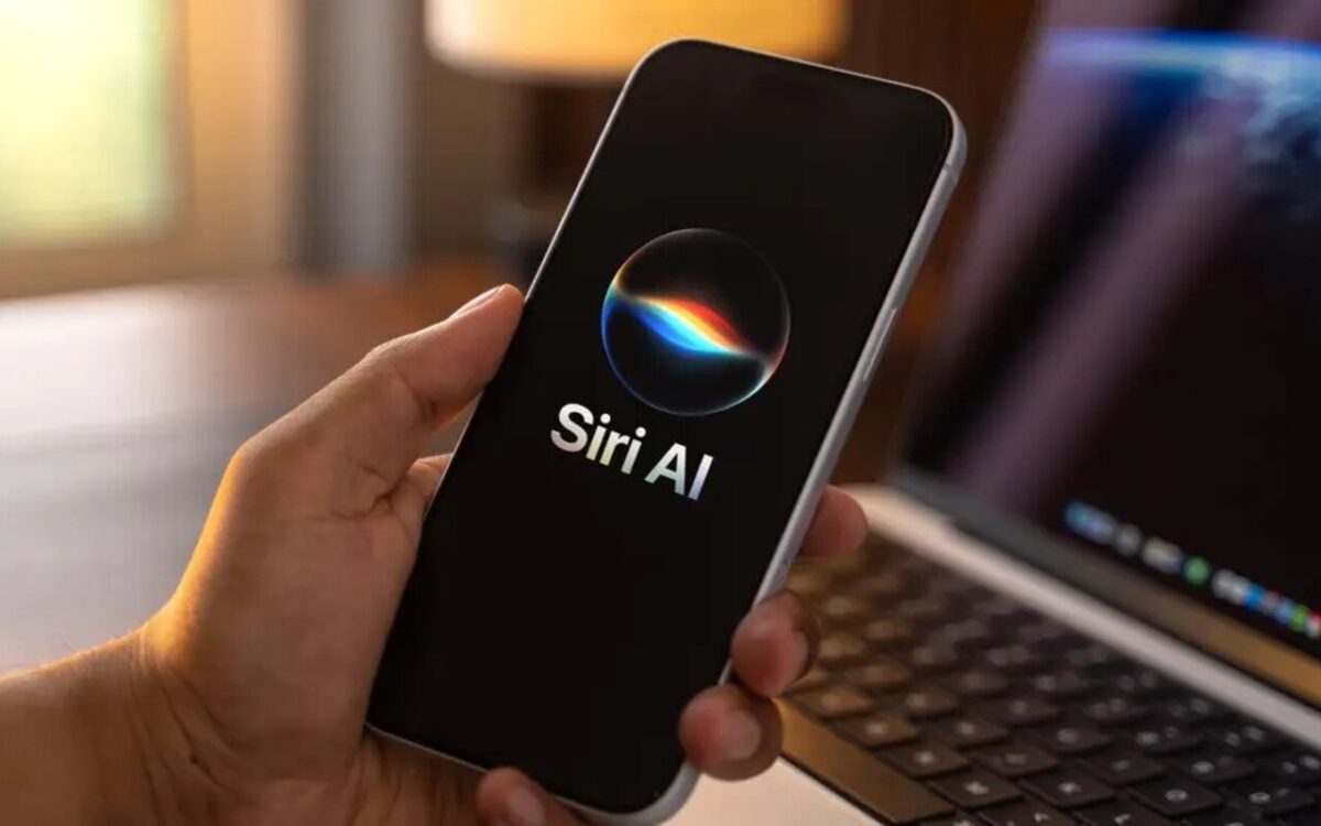 تصویری از هوش مصنوعی Siri روی iPhone